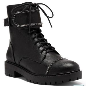 NWT! Jessica Simpson Cap Toe Combat Boot